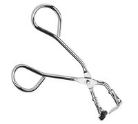 Cabilock Portable Stainless Steel Eyelash Curler Compact Handheld Clip for Curved Design Suitable for Various Eye Shapes Lightweight Makeup Tool for Parties and Everyday Use