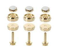 Cabilock Portable Trumpet Piston Button Buckles Gold Upper Lower Covers Snap Buttons Accessories for Trumpet Players Musical Instrument Tool