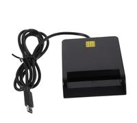 Cabilock Portable USB Smart Card Reader for Ic Sim Cac Atm Cards Compatible with Windows Vista Type C Interface High Speed Data Transfer Compact and Easy Setup