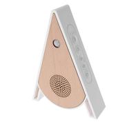 Cabilock Portable Wood Grain Desktop Sound Player with Soothing Bird Sound and Crisp Audio, Abs Material, for Bathroom and Spa Relaxation for Ages