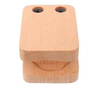 Cabilock Portable Wooden Castanet for Cajon Drum and Box Drum, Sturdy Double Layer Wood and Metal Percussion Clapper Solid Wood Hand Feel, for Acoustic Sets and Practice Sessions