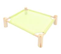Cabilock Portable Wooden Reptile Sleeping Bed for Lizards and Pet Snakes Easy to Disassemble Summer Animal Bed for Reptile Habitat