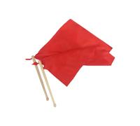Cabilock Portable Wooden Waist Drum Drumsticks with Comfortable Polyester Silk Scarf, Square Shape, Lightweight and Sturdy Instrument Accessories for Traditional Drumming