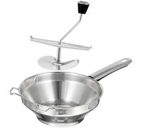 Cabilock Potato Presser Masher Potato Masher Potato Ricer Stainless Steel Masher Fruit Press for Mashed Potatoes Fishcakes Maker Silver Potato Ricer Stainless Steel Potatoe Mashers