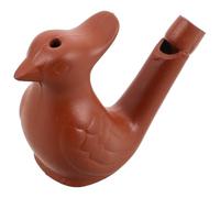 Cabilock Pottery Peacock Bird Whistle Water Noise Maker Clay Bird Call Whistle Simulation for Outdoor Activities and Musical Instruments
