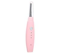 Cabilock Practical Lash Curler, Eyelash Curling Tool, Portable Eyelash Heater, USB Charging, 350mah, Pink, Intelligent Temperature Control, Fast Preheating, Abs, with USB Cable