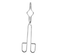 Cabilock Practical Stainless Steel Flask Crucible Clamp Laboratory Accessory Ergonomic Design Safe and Reliable for Home and Lab Use
