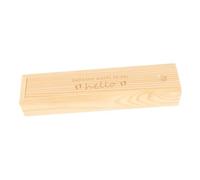 Cabilock Pregnancy Test Stick Wooden Box Elegant Keepsake Case for Delicate Announcement for Mum and Storage for Female Pregnancy Celebration