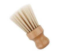 Cabilock Professional Barber Neck Duster Brush with Wooden Handle and Soft Bristles Lightweight and Easy to Clean Hair Sweep Brush for Salon and Home Use