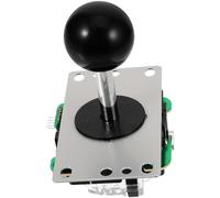 Cabilock Professional Game Joystick Replacement Stick with Circuit Board Black Portable Game Stick Reusable Arcade Controller for Gaming and Simulator Use
