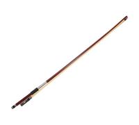 Cabilock Professional Violin Bow with Ebony Frog and Double Parisian Eyes Design Sandalwood Stick Straight Horse Hair for Beginner Practice and Advanced Students Enhanced Stability and