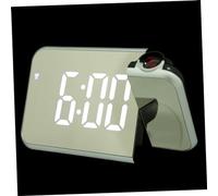 Cabilock Projection Alarm Clock for Desk Table LED Display Night Light Function Student Bedside Clock Projection