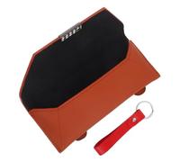 Cabilock PU Leather Car Sunglass Holder Case Multifunctional Eyeglass Storage Clip for Sun Visor Easy Install Organizer for Glasses and Small Car Accessories
