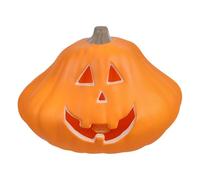 Cabilock Pumpkin and Design Halloween with Light Elegant Hollow Portable Plastic Material, Battery Operated Flickering LED Jack-o-Lantern for Tabletop Decoration and Outdoor Use