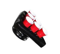 Cabilock PVC Inflatable Beer Hat Tray Triangular Air Blow Game Prop for Party Supplies Blow Up Hat Tray for Birthday Wedding Carnival