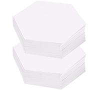 Cabilock Quilting Piecing Paper Templates Paper Quilting Molds for DIY Sewing Lover Easy to Use Easily Pierced by Needle White 100Pcs Crafts and Clothing Making
