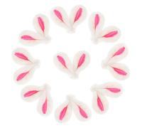 Cabilock Rabbit Boredom Breaker Diy Craft Kit 20pcs Soft Rabbit Ear Charms for Decor
