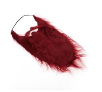 Cabilock Realistic Fake Beard High Realism Costume Accessory Adjustable Length Cloth Pirate Beard Random Color for Halloween and Christmas Parties for Festive Occasions and Dress