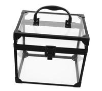 Cabilock Record Storage Case Vinyl Record Storage Shelf CD DVD Case Holder Black