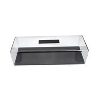 Cabilock Rectangular Acrylic Cake Stand With Lid Clear Dessert Tray Bread Storage Container Cake Holder Portable Charcuterie Plate For Home Use