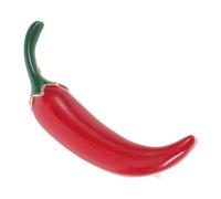 Cabilock Red Chili Pepper Brooch Pin Versatile Styling for Women, Metal Enamel Vegetable Brooch with Alloy Material Cute and Playful Lapel Pin Accessory for Casual Meetings and Parties