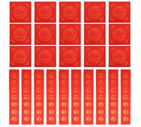 Cabilock Red Chunlian Rice Paper Thickened Gold Foil Spring Festival Couplet Paper Excellent Writing and Drawing Experience for New Year Party Decoration