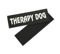 Cabilock Reflective Leather Dog Vest Service Patch for Pet Harnesses, Wear-resistant and Stylish Patch Suitable for Outdoor Use on Dogs and Pets