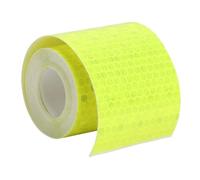 Cabilock Reflective Warning Tape High Visibility Glow Dark Safety Strip for Vehicles and Outdoor Use Weatherproof Adhesive with Hexagonal Prism Pattern UV Resistant for Nighttime Visibility