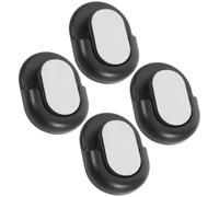 Cabilock Remote with Control Wall Holder 4pcs Magnet Magnetic Self-adhesive Mount Organizer Integrated Safety Groove, Space-saving Abs and Design for Tv Remotes and Power Adapters