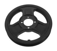 Cabilock Replacement Rear Wheel for Electric Wheelchairs 220mm Diameter, Black Plastic Material with Enhanced Stability on Slopes and Reliable Support for Home Mobility and Outdoor Settings
