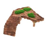 Cabilock Resin Basking Platform Turtle Tank Basking Platform Easy to Climb Convenient to Use Resin Fish Tank Landscaping Decoration for Reptile Pets and Frogs
