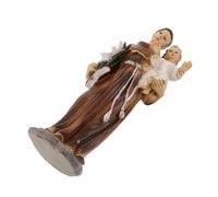 Cabilock Resin Catholic Saint Figure Hand-painted Jesus Statue for Christian Home Decoration Baptism and Christmas Ornament Renaissance Style Religious Sculpture for Living Study Church