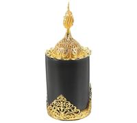 Cabilock Retro European Style Metal Ceramic Censer Incense Burner in Elegant Table Decoration for Meditation Yoga Tearoom Office Living and Spa Spaces