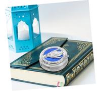 Cabilock Retro Metal Rosary Beads Case Religious Jewelry Organizer Small Keepsake Box for Catholic Prayer Beads with Decorative Vintage Design Multi-function Jewelry Storage for Rings