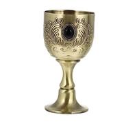 Cabilock Retro Metal Wine Cup Mini Chalice for Parties Unique Red Wine Goblet Smooth Finish Easy to Clean for Home Hotel Restaurant Gatherings for Festivals and Celebrations