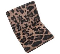 Cabilock RFID Passport Holder Leopard Print Pu Case with Multi-Card Slots for Travel Ticket Protection, Stylish and Easy to Carry Passport Organizer for Women and Men