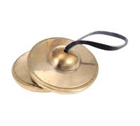 Cabilock Ring The Bell Handmade Cymbals Bell Percussion Instrument Religious Style for Yoga Meditation Music Instrument for Home Decor