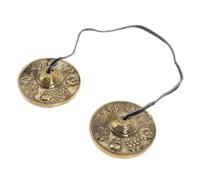 Cabilock Ring The Bell Nepal Style Cymbals Bell Meditation Prop Copper Finger Music and Tibetan Meditation Music