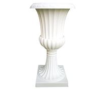 Cabilock Roman Column Flower Pot Vintage Decorative Urn for Garden Entrance Pots Resin Material Planter Flower for Patio Decor