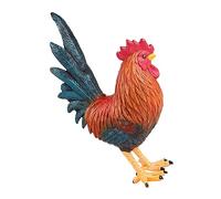Cabilock Rooster Statue Large Chicken Figurine Solid Animal Model for Children Educational Early Learning Wildlife Toy Decorative Outdoor Garden Ornament