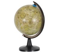 Cabilock Rotating Moon Globe with Stand 5.5 Inch Diameter and 8.7 Inch Height, HD Lunar Map with Chinese Labels, Portable Plastic Lunar Globe for Office Decor and Astronomy Learning,