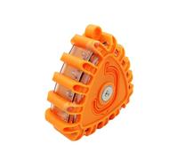 Cabilock Rotating Orange LED Traffic Warning Light Police Vehicle Strobe Triangle Road Safety Beacon with Magnetic Base and Design for Emergency and Roadside Use