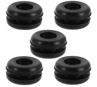 Cabilock Rubber Airlock Grommet Set Wide Compatibility and Easy Installation 5pcs Black Rubber Sealer Ring for Wine Fermenter and Fermenter Bucket Lids for Homebrewing and DIY