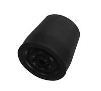 Cabilock Rubber Leg Tips Extra Protection for Walker and Crutch Accessories, Walker Replacement Caps Nonslip Base Design Sturdy Black Rubber Feet Pads for Enhanced Stability and Safety