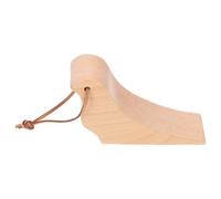 Cabilock Rustic Beech Wood Bird Doorstop Wedge with Wall Protector Function Anti-Shake Door Stopper for Bedroom Bathroom Study Compact Wooden Home Decorative Door Holder