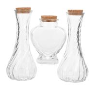 Cabilock Sand Ceremony Set Glass Bottles Wedding Sand Mixing Ceremony Decorative Wishing Bottle