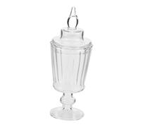 Cabilock Scale Miniature Dollhouse Glass Candy Jar Transparent Handmade Food Accessory for Dollhouse Kitchens and Playrooms Collectors