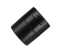 Cabilock Sealed Eyelash Extension Glue Storage Jar Large Capacity Portable Lash Bond Seal Container Press Type Design Black Matte