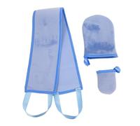 Cabilock Self Tanning Mitt Applicator with Back Lotion Applicator and Finger Glove for Even Application Practical Self Tanning Kit Suitable for Men and Women Easy Use and Reusable