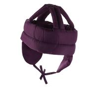 Cabilock Senior Safety Helmet for Adults and Elderly with Lightweight Cotton Fabric and Soft Sponge Padding, Protective Headgear for Daily Use and Outdoor Fall Prevention in Purple